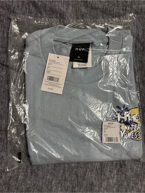 HUF Pale Blue “Exterior Express Wash” T-Shirt